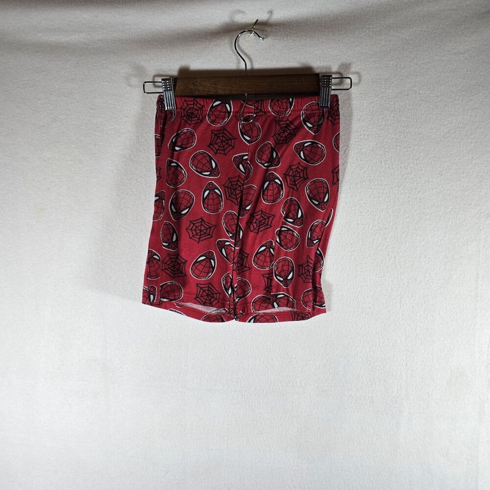 Marvel Boys Spider Man Shorts, Boys Size 6/7, Red